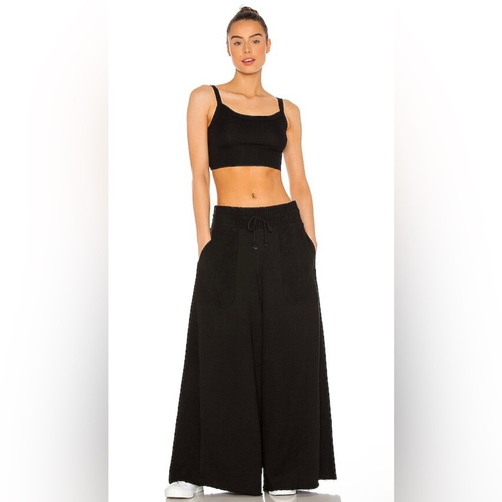 Free People wide-leg knit pants
